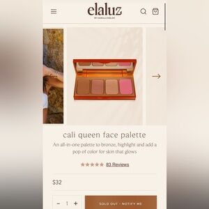 Elaluz Cali Queen Face Palette